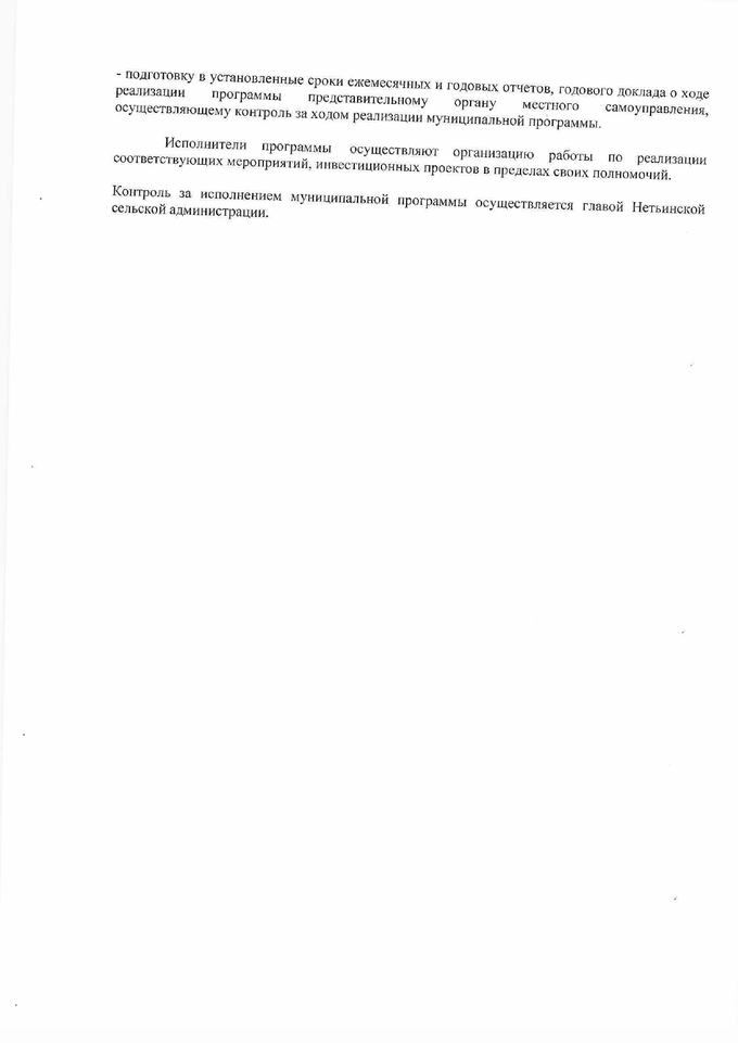 Об утверждении муниципальной программы «Комплексное развитие социальной инфраструктуры Нетьинского сельского поселения Брянского муниципального района Брянской области» на 2021-2030 годы